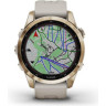 Часы GARMIN FENIX 7S SAPPHIRE SOLAR CREAM GOLD TITANIUM WITH LIGHT SAND BAND 11154